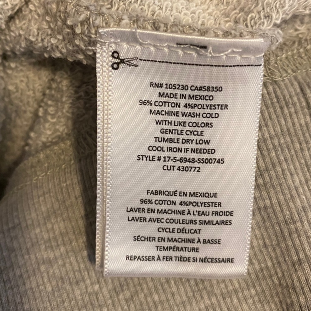 Joie Gray Cherry Embroidered Pullover Sweater Top - Picture 9 of 13